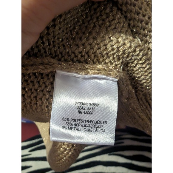 NWT Jocelyn Smith Ladies' Tan 3XL Sweater Cowl - Picture 4 of 6